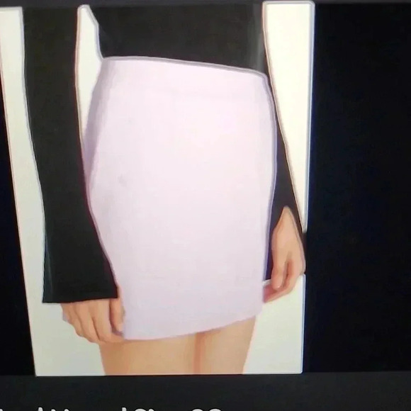 FRAME LINEN BLEND TWILL LILAC MINI SKIRT SIZE 12 - Picture 2 of 6